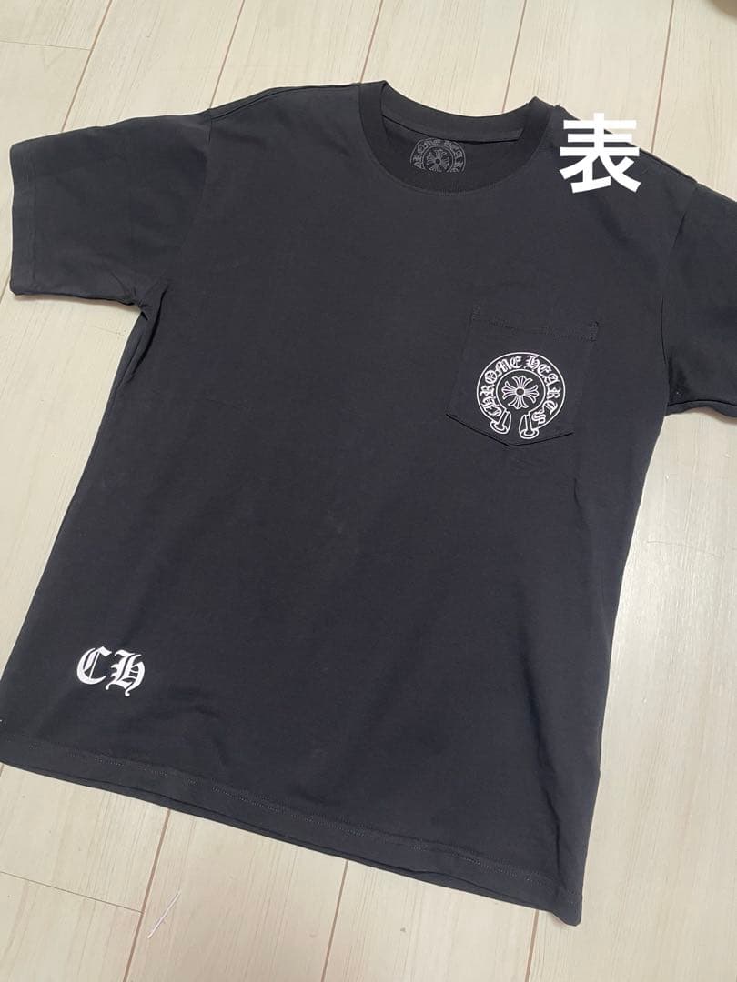 美品♡】CHROME HEARTS風 ポケットTシャツ ブラック1枚 - メルカリ