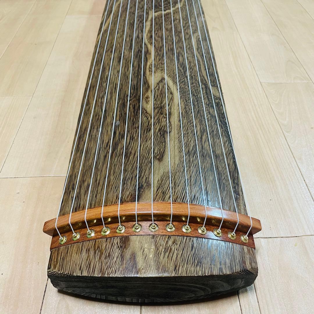 琴 文化箏 短琴 和楽器 弦楽器 明鏡