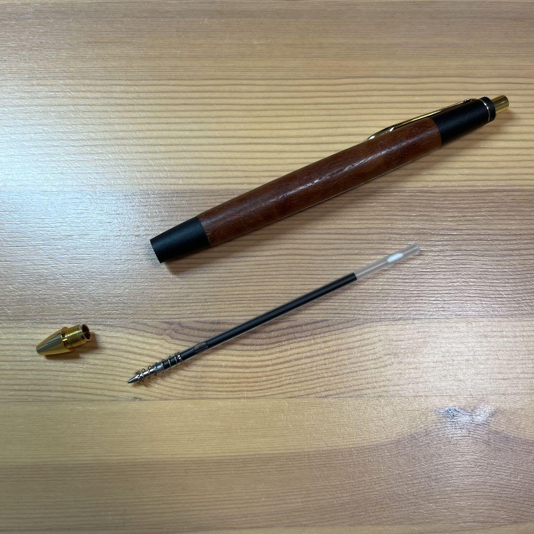 野原工芸似 木軸ボールペン