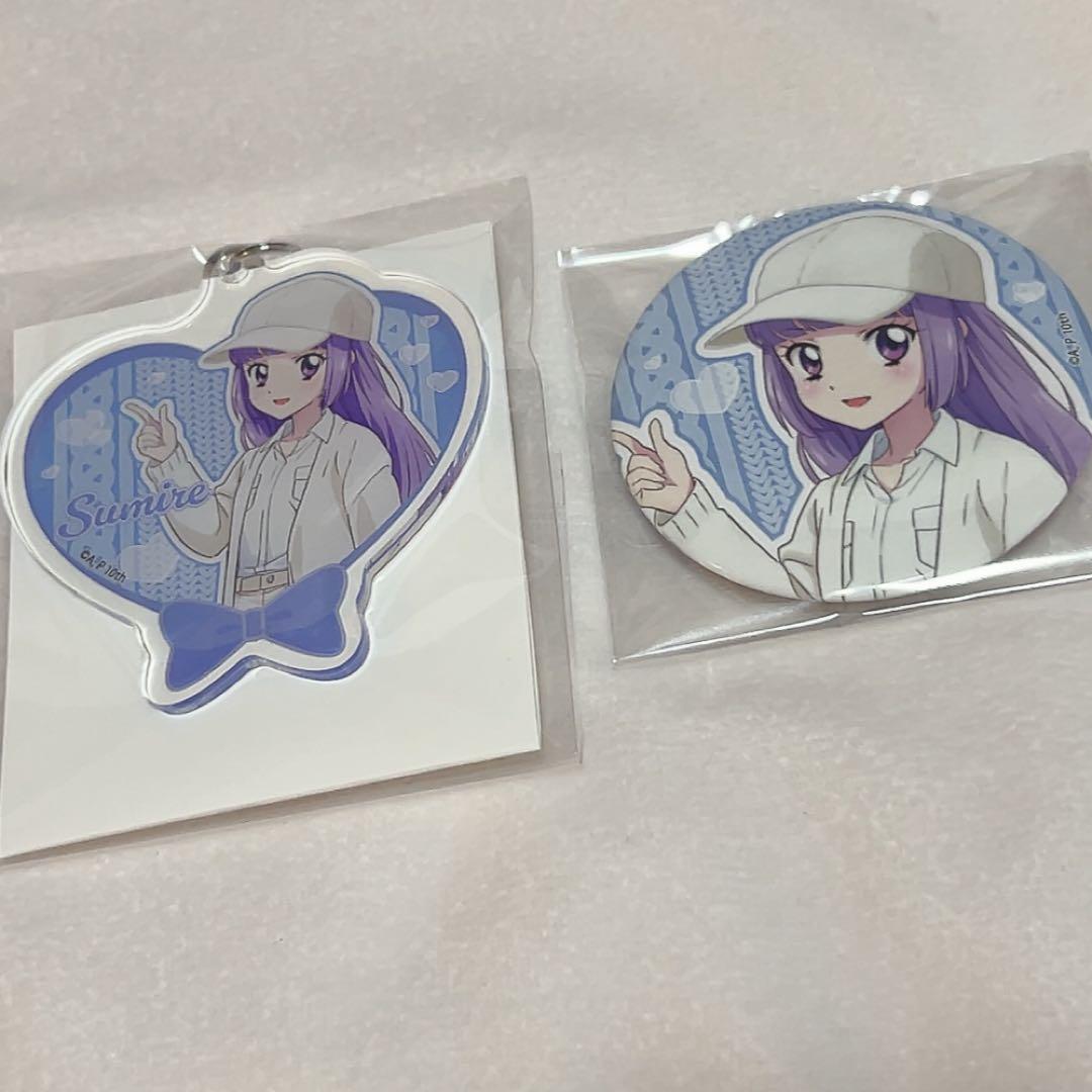 アイカツ プリパラ カツパラ タワレコ 缶バッジ アクキー 氷上スミレ