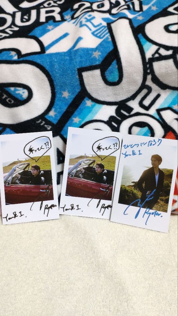サイン入りチェキ風カード GENERATIONS 片寄涼太 - メルカリ