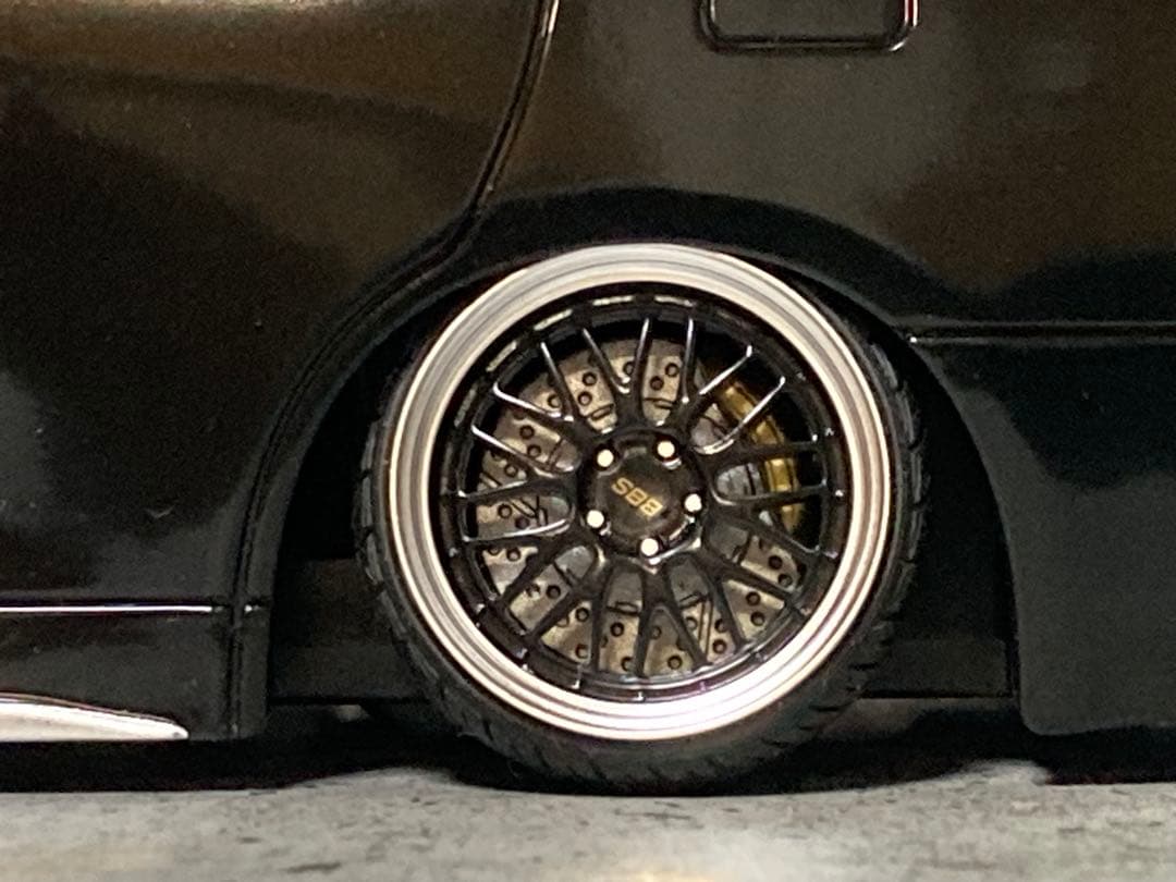 1/24新型アルファード・ブラック（カスタム品）