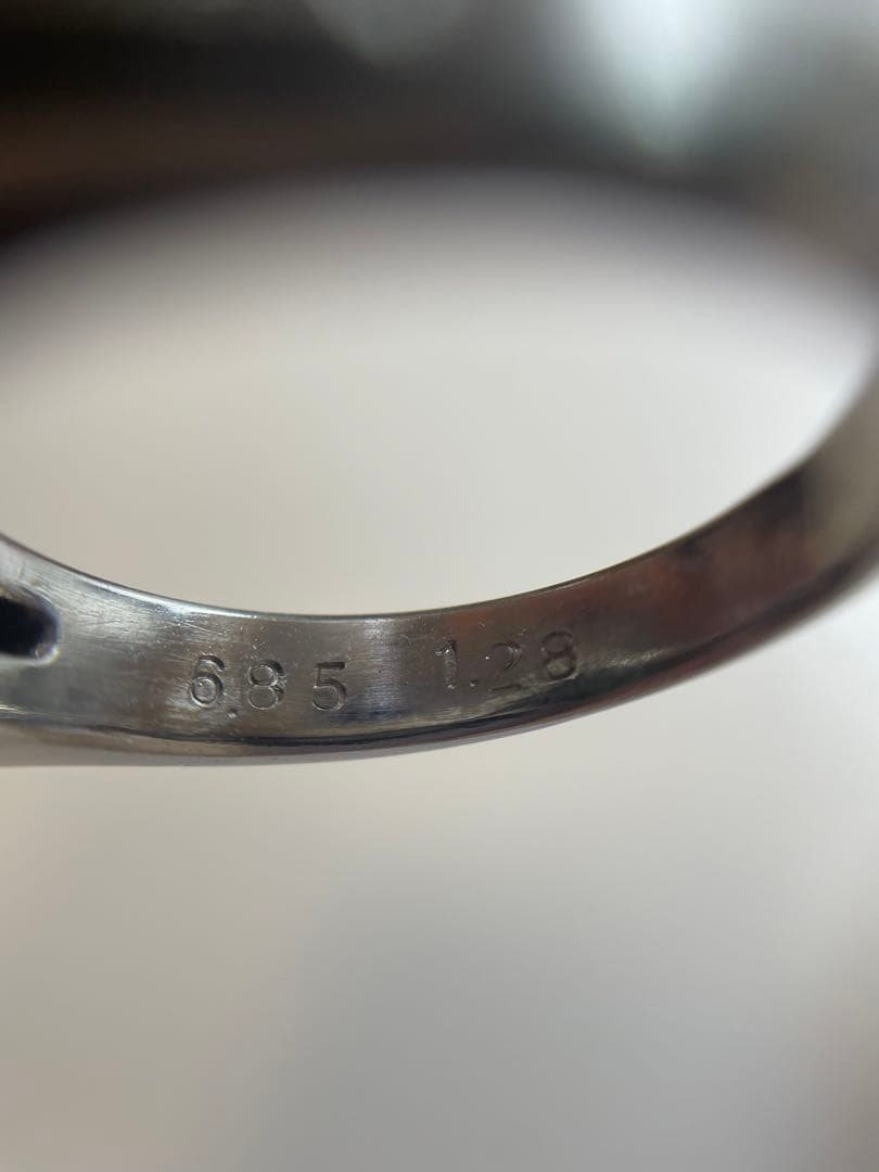 ひすい　ダイヤ　指輪　プラチナ　Pt