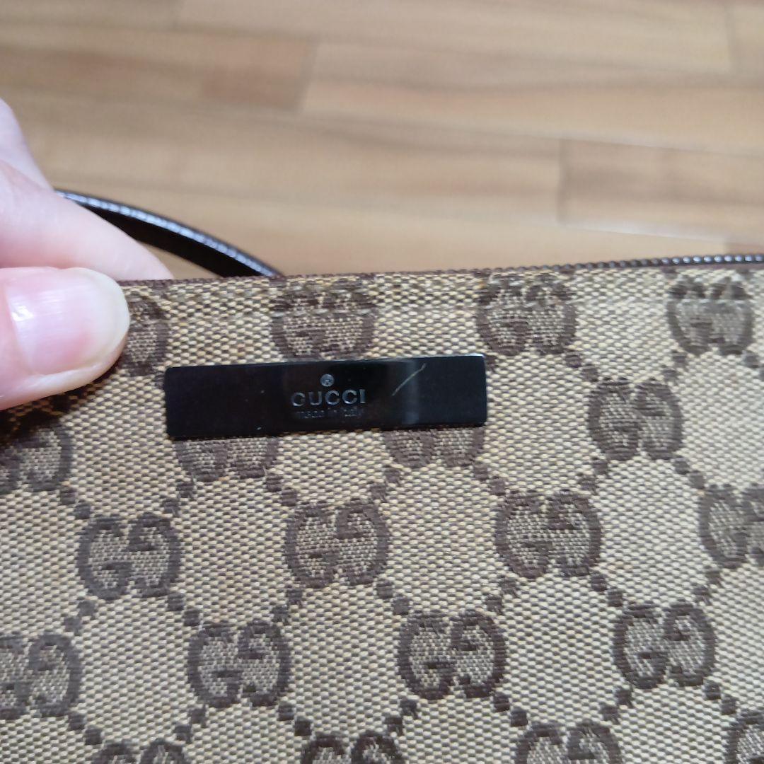 GUCCI グッチ　アクセサリーポーチ キャンバス他　GG ミニハンドバッグ
