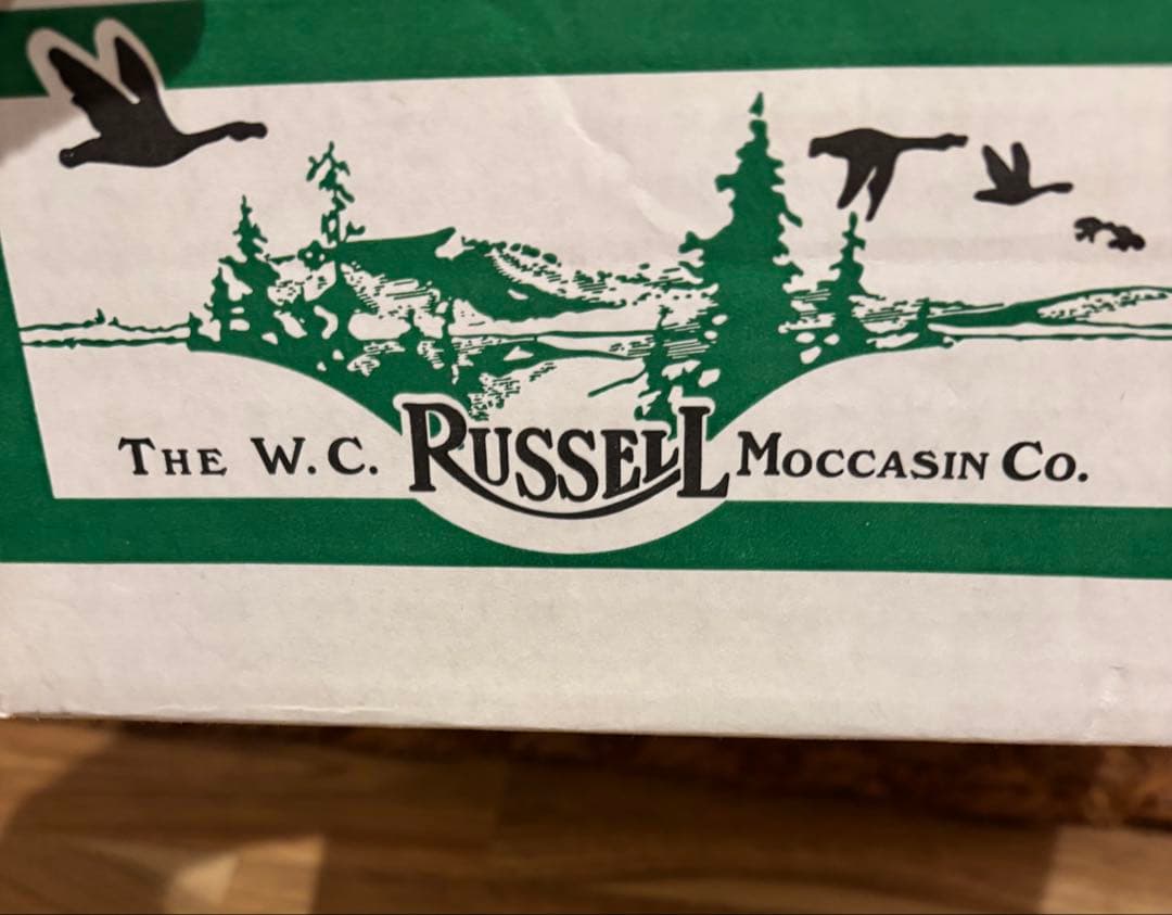 【美品】ラッセルモカシン　ヒューロンモカシン　ビブラムソール　8E
