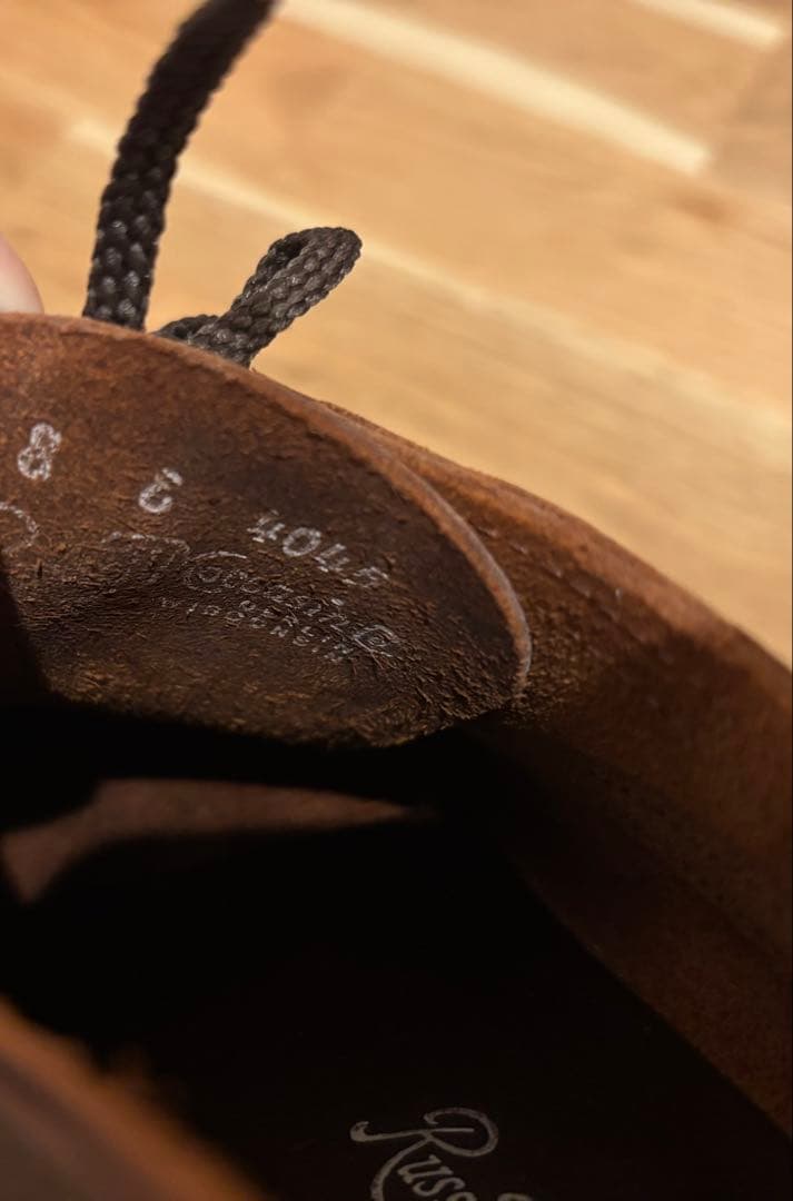 【美品】ラッセルモカシン　ヒューロンモカシン　ビブラムソール　8E