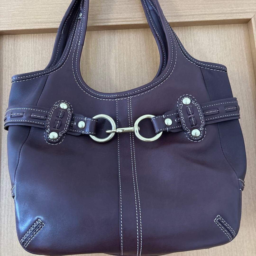 COACH ダークブラウン ハンドバッグ