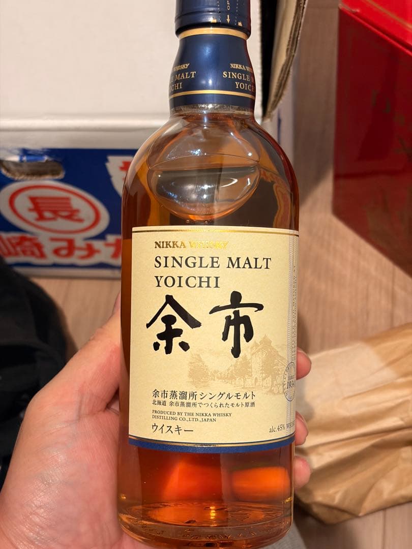 ⭐️未開封⭐️ ブラックニッカ40周年、ニッカ余市 シングルモルト 2本