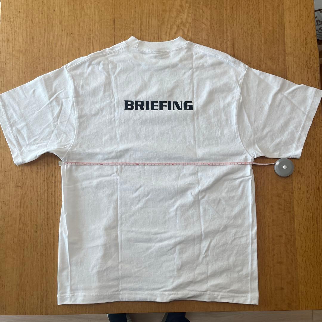 BRIEFING ホワイト・水色 Tシャツ