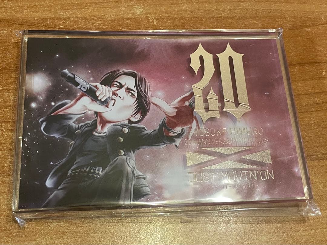 氷室京介 アクリルブロック JUST MOVIN' ON - メルカリ