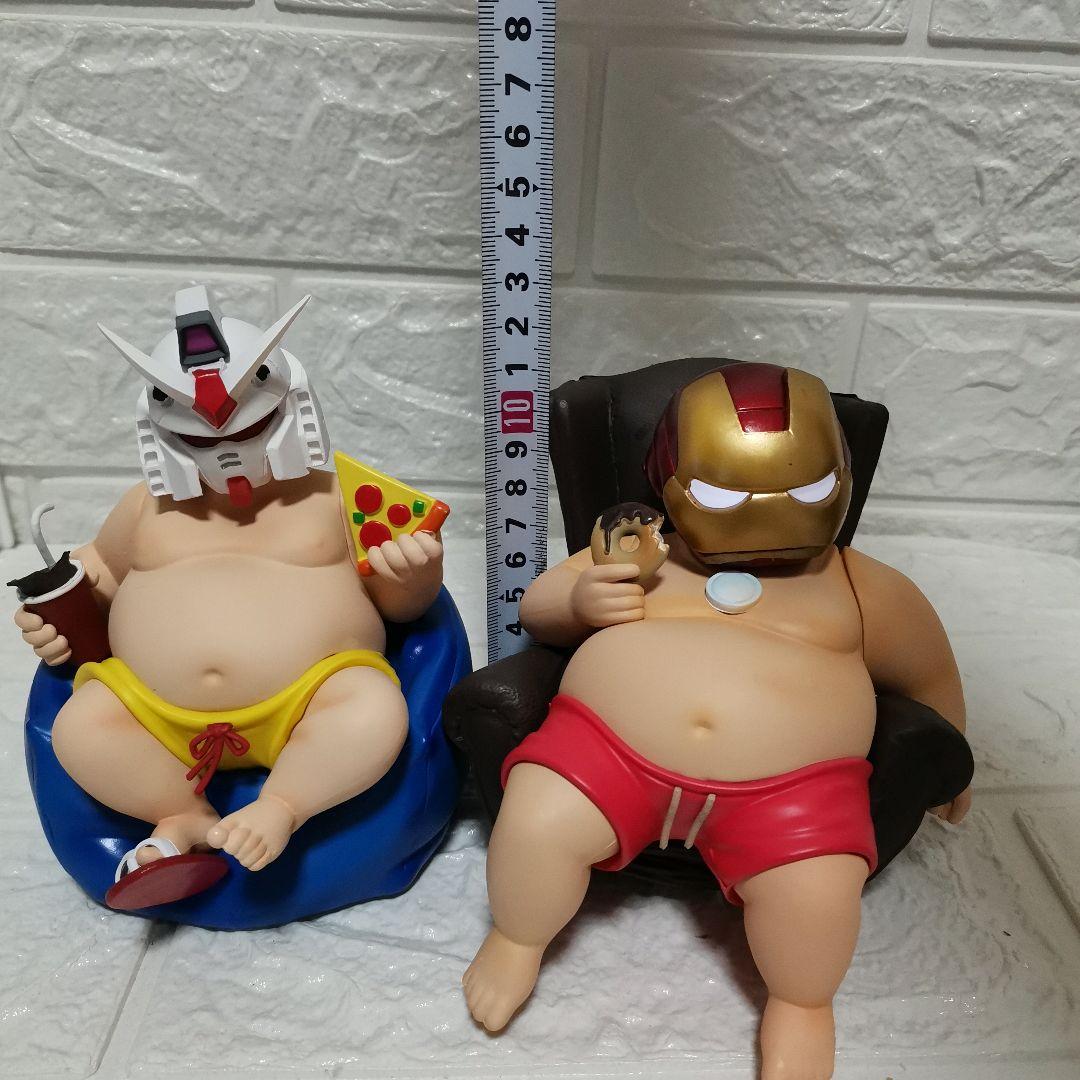 デブ、ガンダム デブデッドプール デブアイアンマンライト機能付き