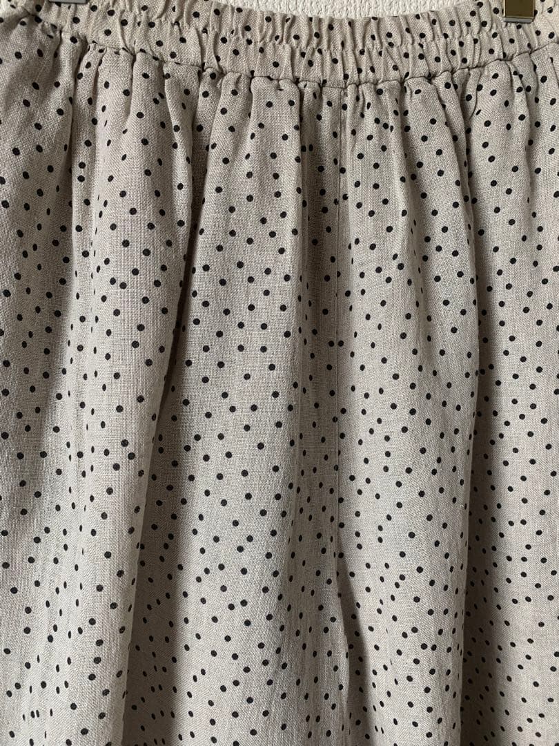 BEARDSLEY 100%リネン ドット キュロット