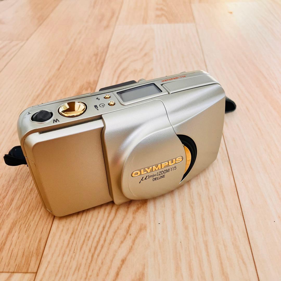 Olympus μ[mju:] ZOOM115 DELUXE 本革ケース付 匿名