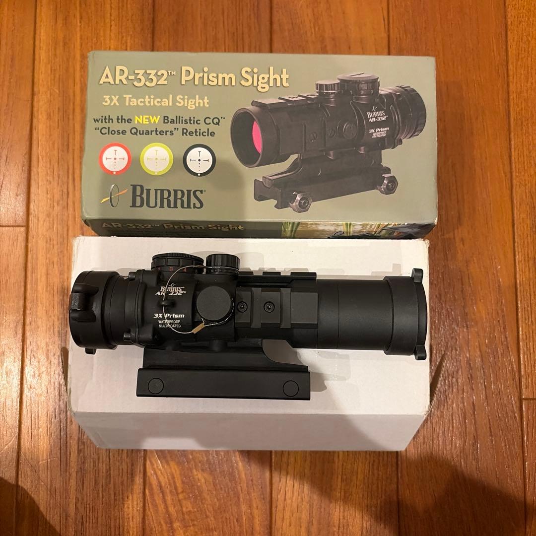 Burris AR-332 プリズムサイト実物