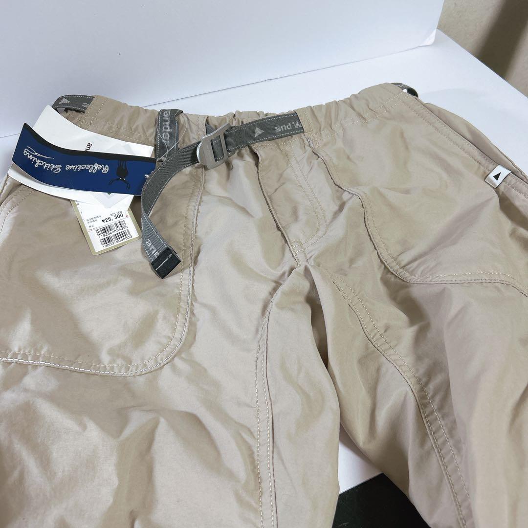 アンドワンダー パンツ　レディース　ナイロンクライミングパンツ リフレクター　M
