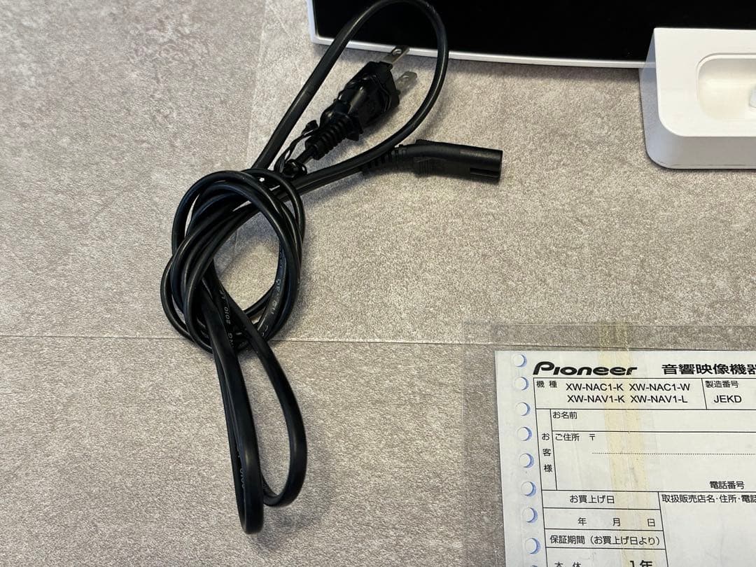 Pioneer XW-NAV1-K HDMI接続 iPhone 接続 同時充電