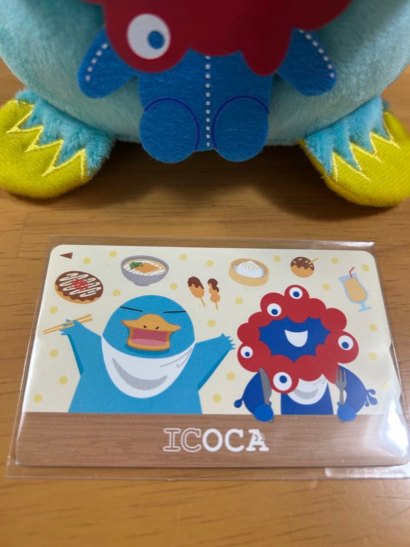 大阪万博 JR西日本 ICOCAカード ぬいぐるみパスケース　イコちゃんver.