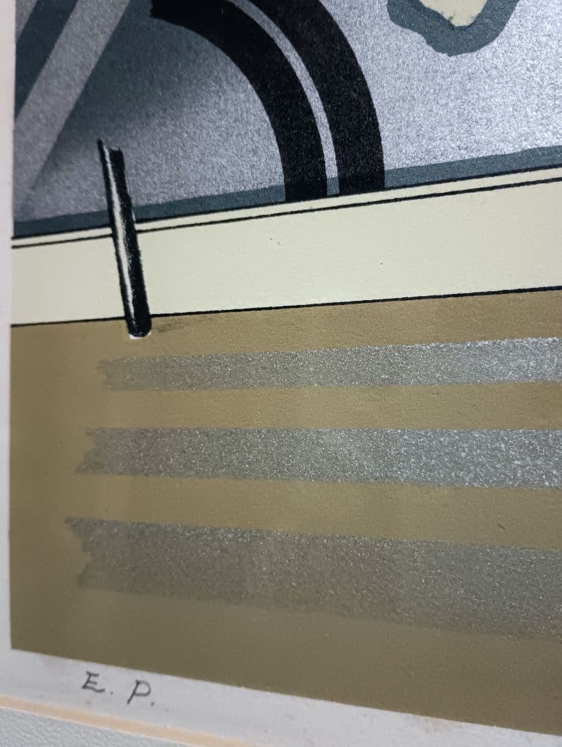 リトグラフ 版画 希少 アールデコ 裸婦 70年代 非売品 フランス