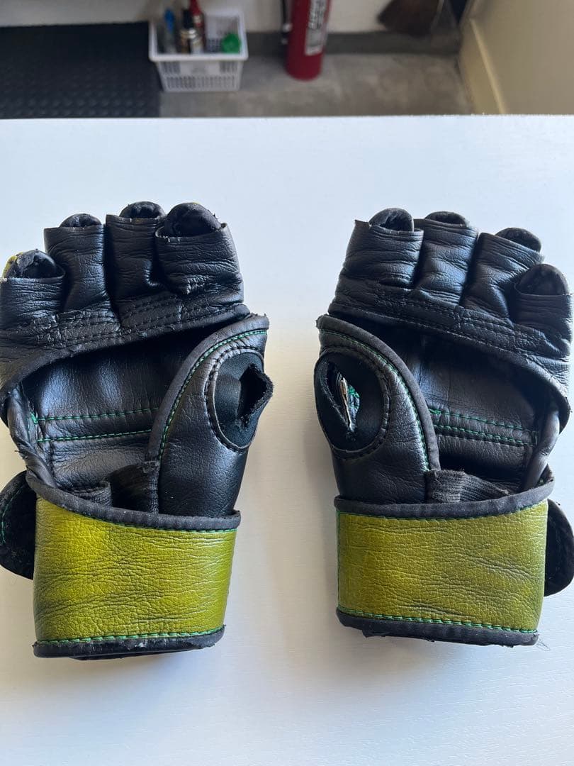 RIZIN オープンフィンガーグローブ オリーブグリーンSサイズ - メルカリ