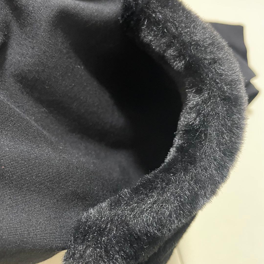 MUTAMARINE レディーススカート 黒　ファーポケット　タイトミニ　ゴルフ