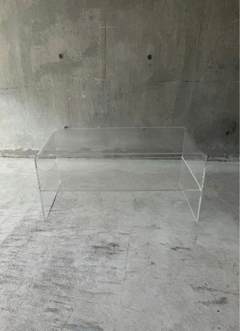 アクリルローテーブル ミッドセンチュリー スペースエイジ-大人気商品