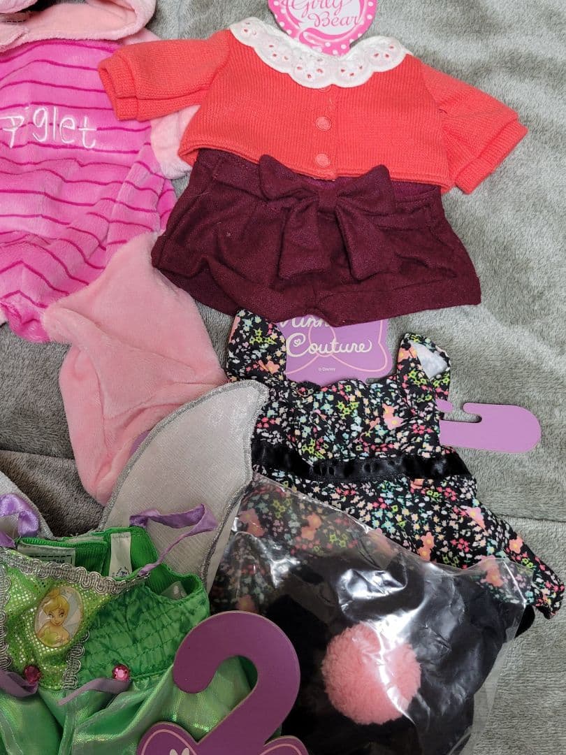 Disney 着せ替え服セット 多彩なキャラクター まとめ売り