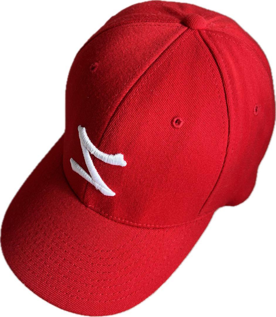 刺繍ロゴ” old stussy stussyhats 6パネルキャップ 赤