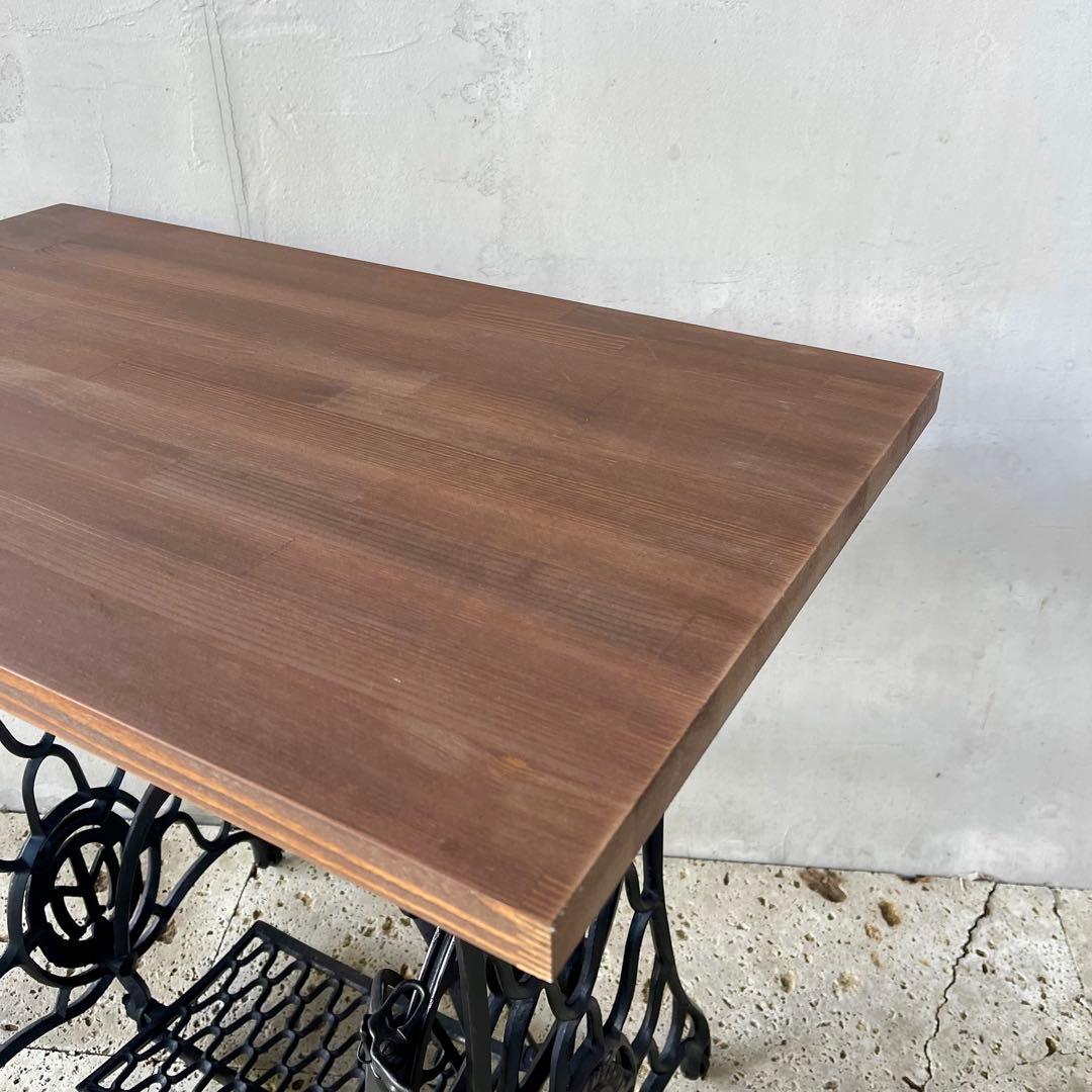 イギリス アンティークミシン脚テーブル FRIEND 足踏みミシン 網目