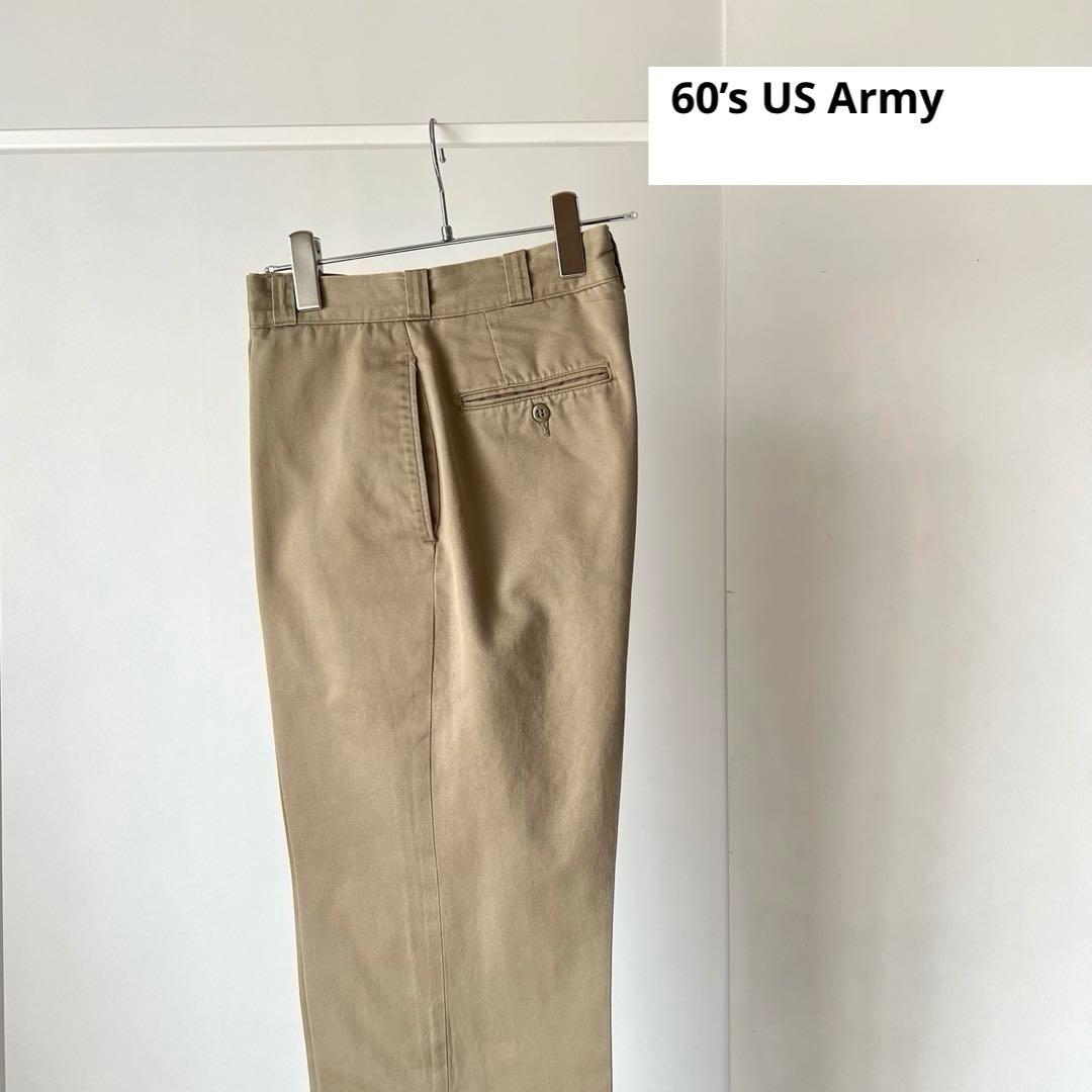 美品】60s US Armyチノ パンツ 米軍 チノパン - メルカリ