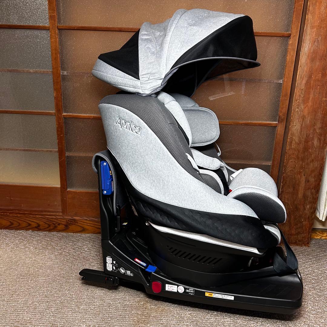 美品 Aprica アップリカ クルリラ ISOFIX チャイルドシート 回転式