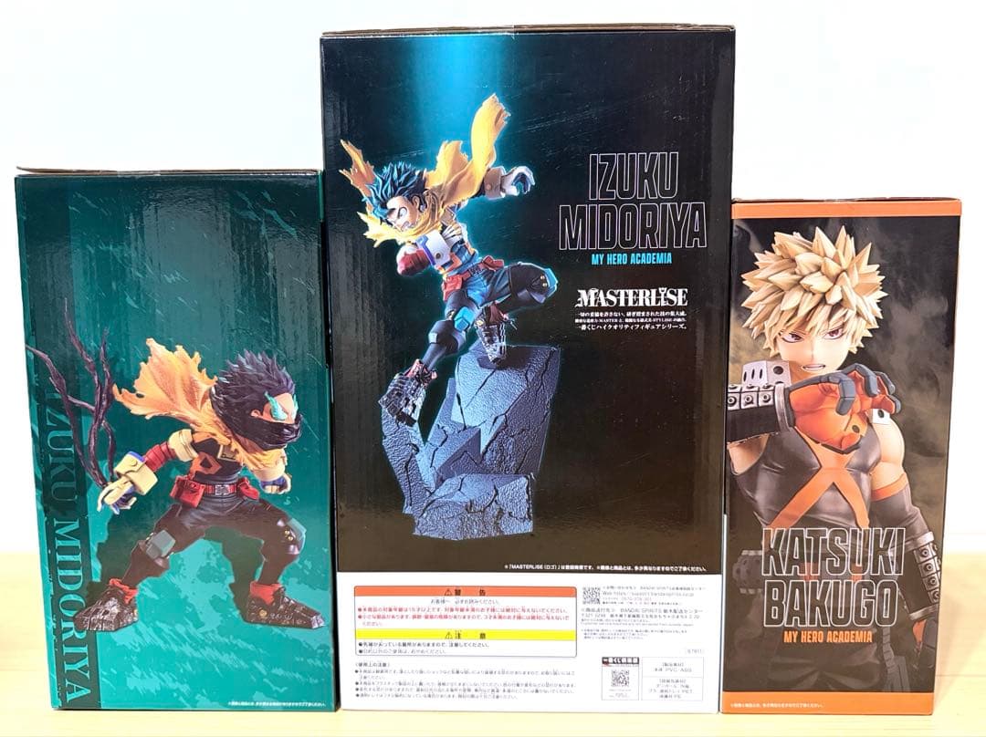 一番くじ アニメ ヒロアカ フィギュアセット 緑谷出久 A賞 爆豪勝己