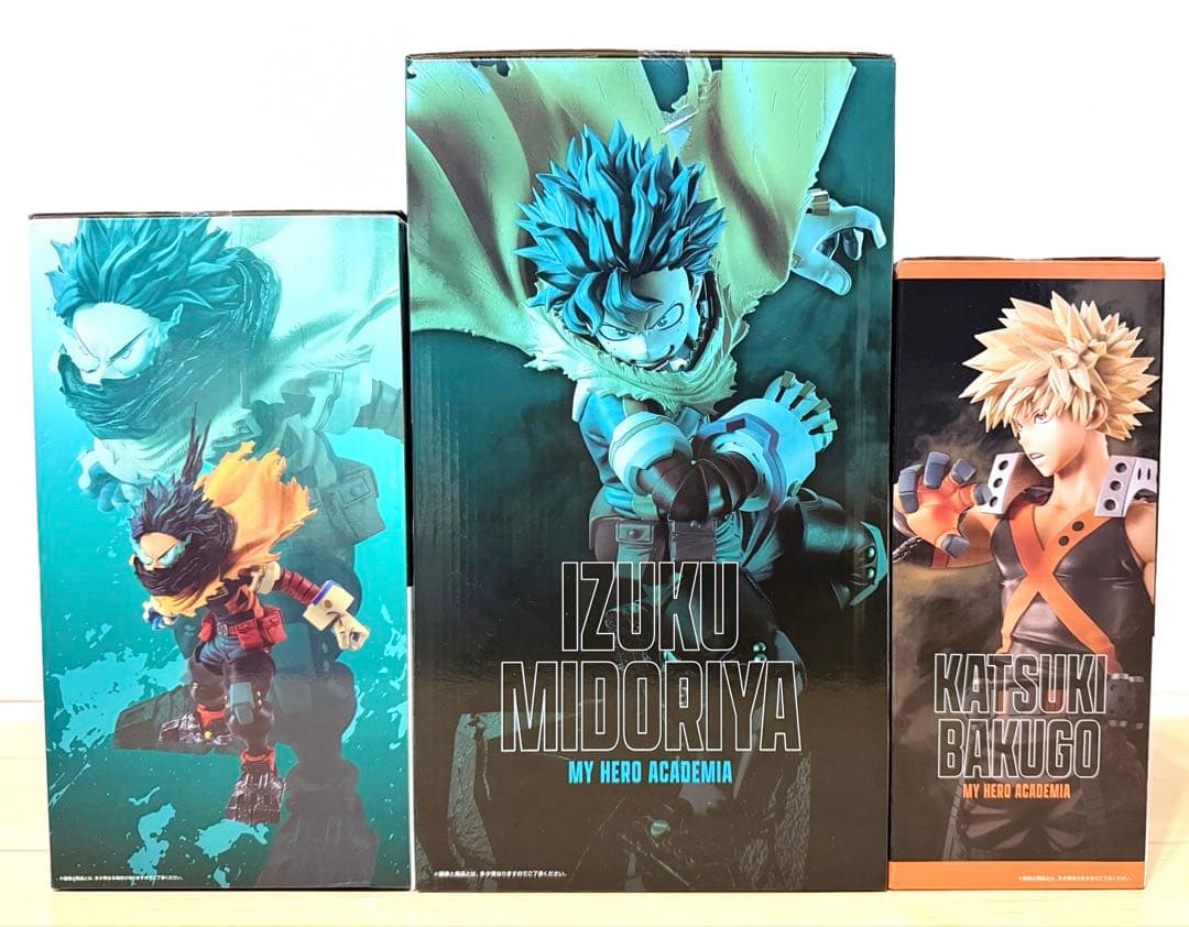 一番くじ アニメ ヒロアカ フィギュアセット 緑谷出久 A賞 爆豪勝己