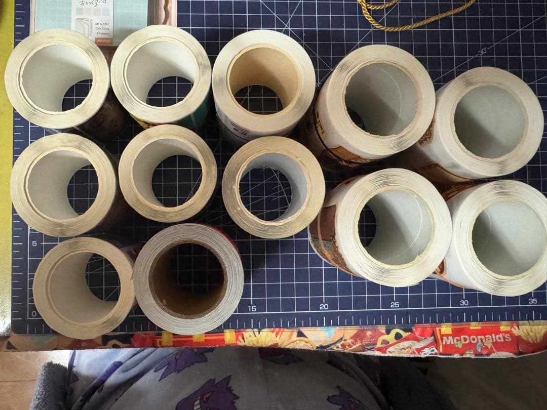 60サイズ🌈中古ﾛｰﾙｼｰﾙｾｯﾄ🌈22本+おまけ3本セット+α