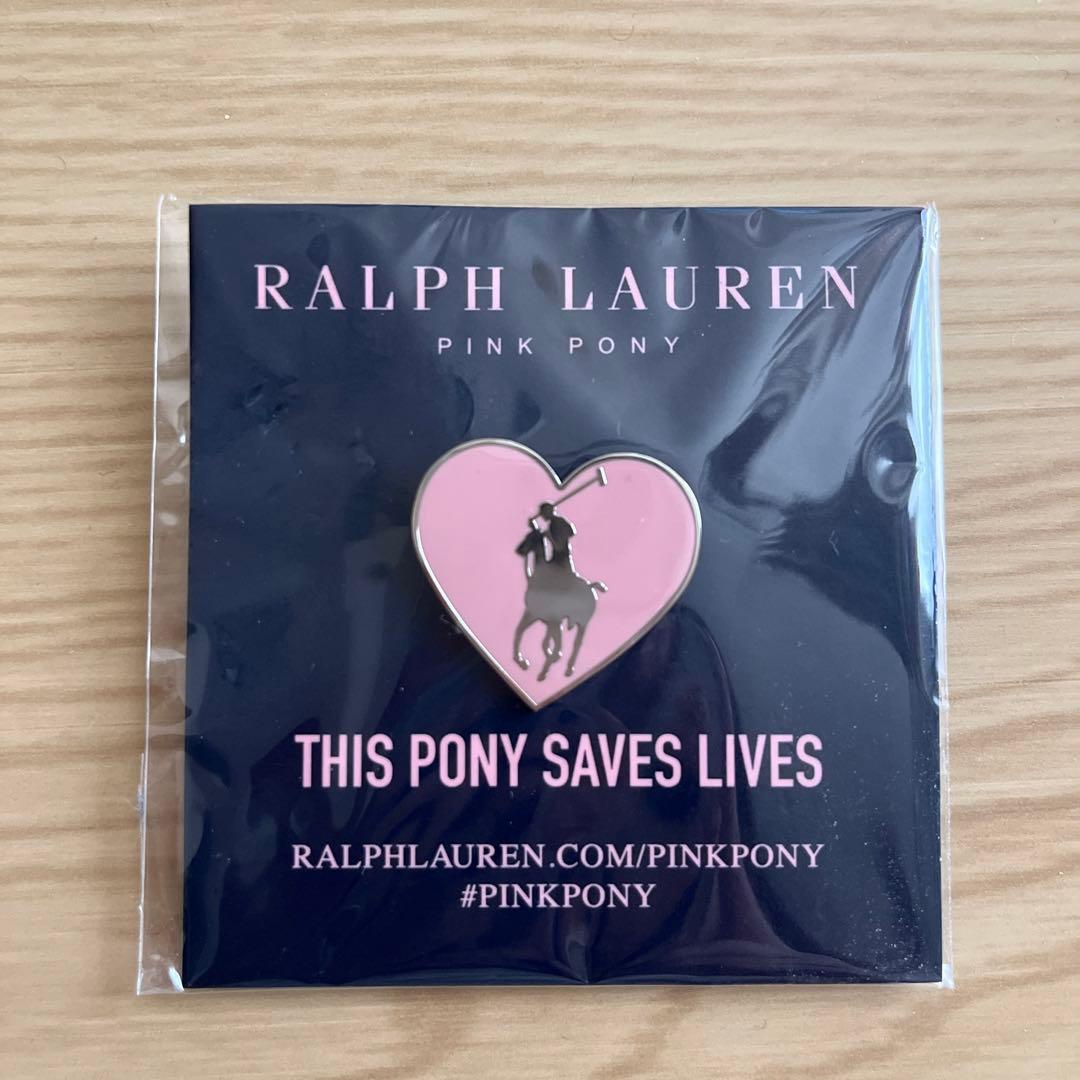 非売品 Ralph Lauren ピンクポニー ピンバッジ - メルカリ