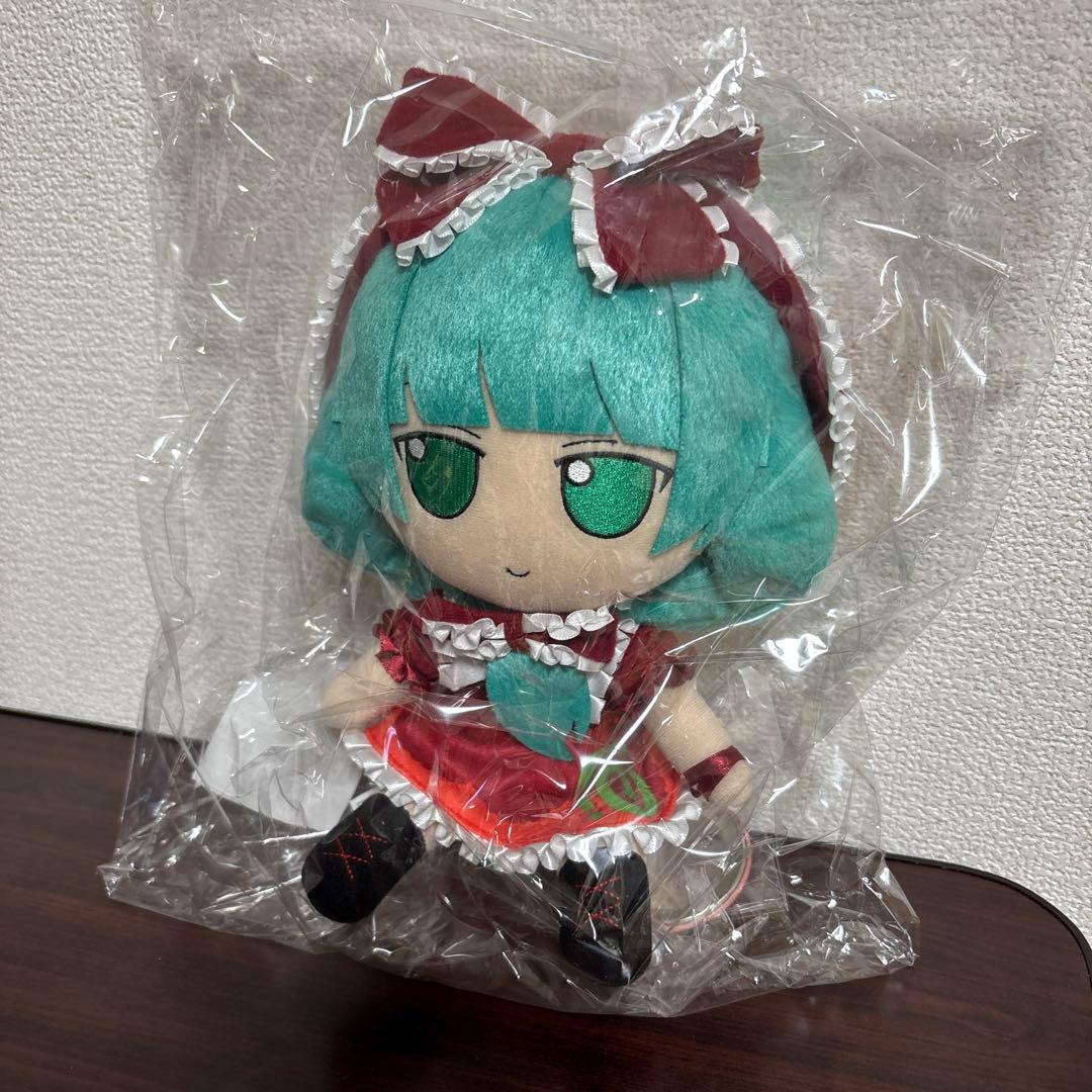 缶バッジ付東方ぬいぐるみシリーズ90 鍵山雛 ふもふもひな。新品未開封