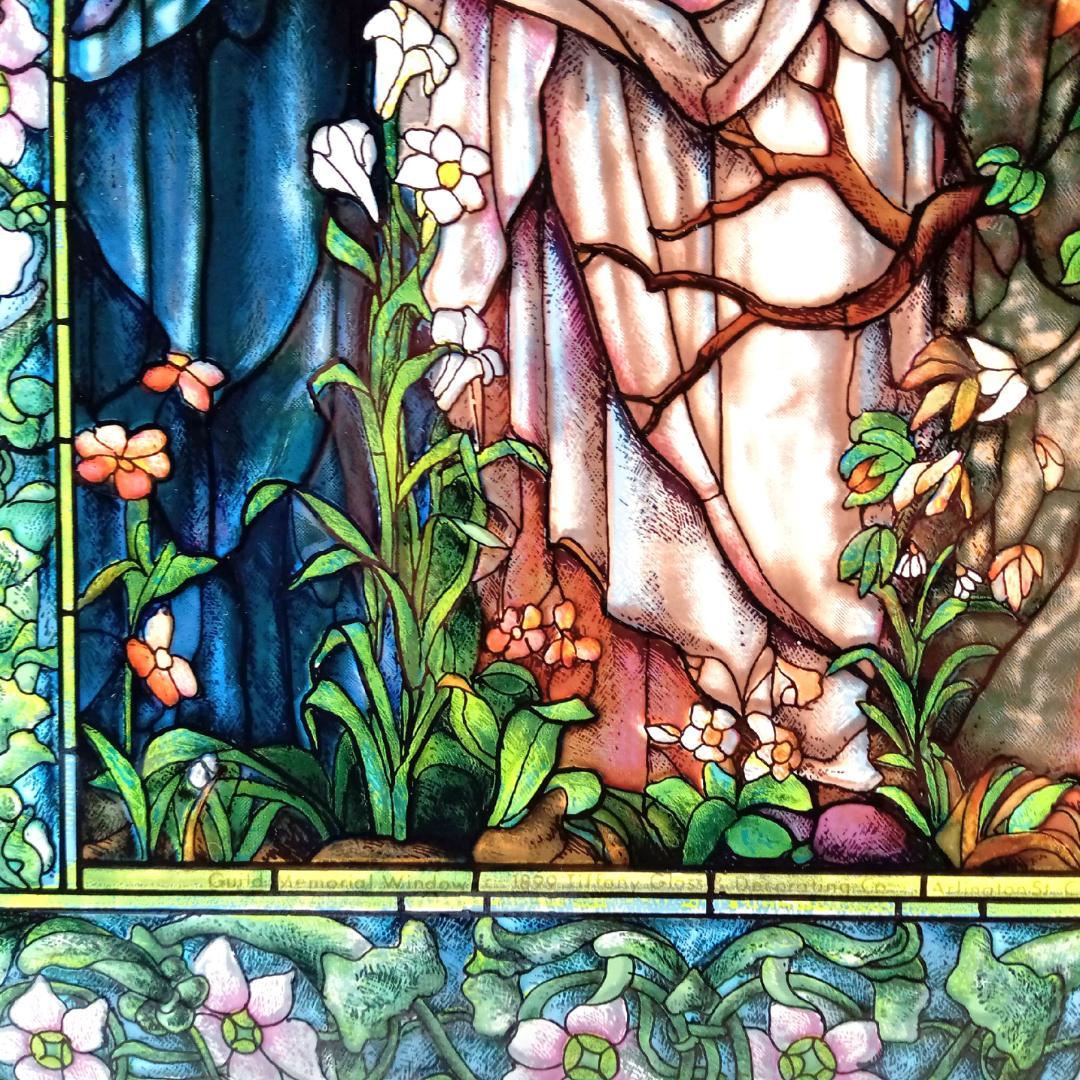 ルイスCティファニー ステンドグラスMadonna of the Flowers