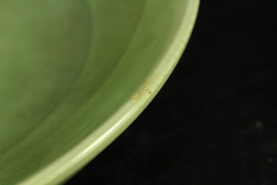 中国美術 青磁 鹿福紋 皿 φ19.5cm(K-A827) - メルカリ