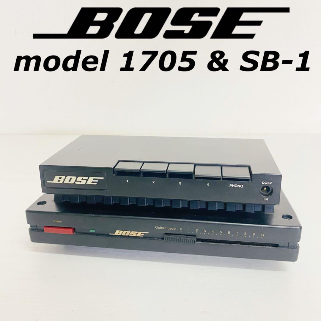BOSE ステレオパワーアンプ セール中 1705 & スイッチセレクター SB-1