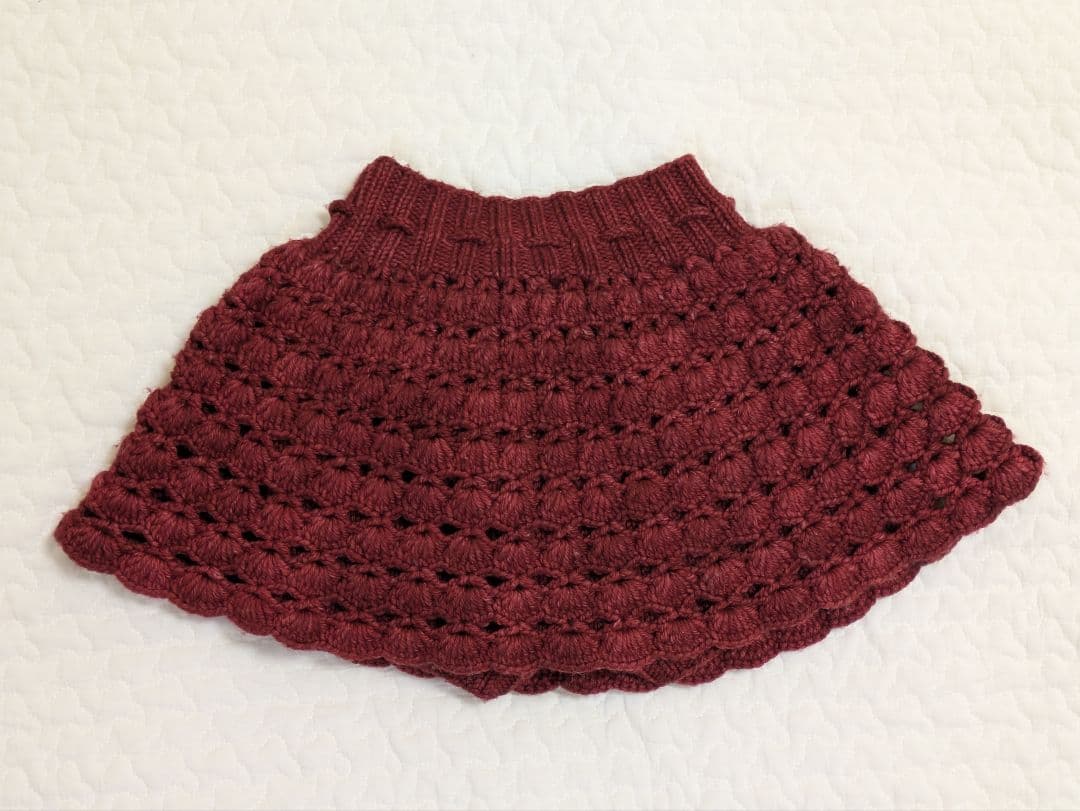 クロシェ　クランベリー　3-4y