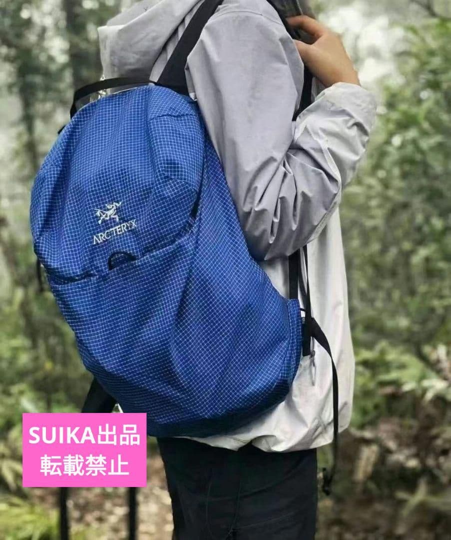 新品ARC'TERYX 青 チェック柄 リュック ARC'TERYX(アークテリクス