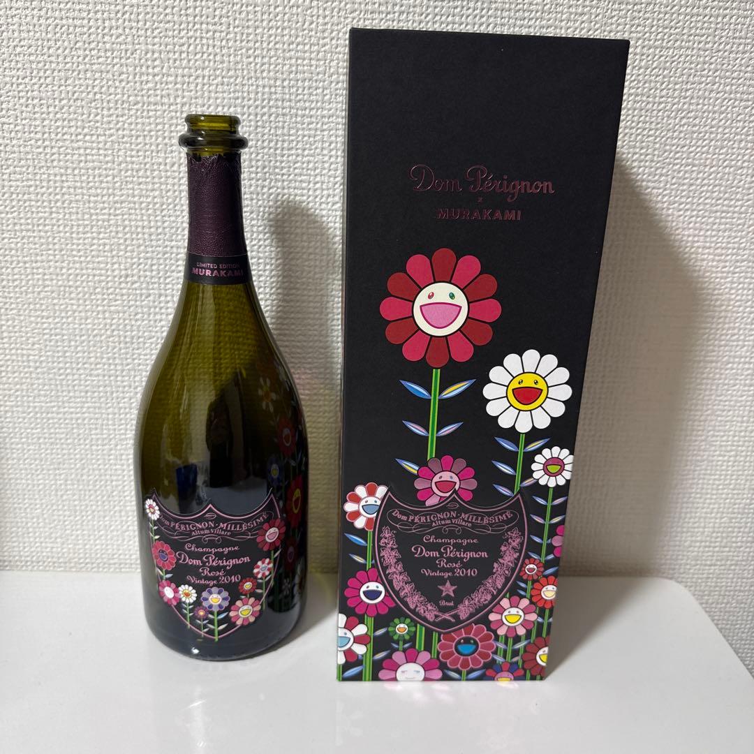 限定コラボ商品】ドンペリ×村上隆 ロゼ ヴィンテージ 2010 空箱＆空瓶