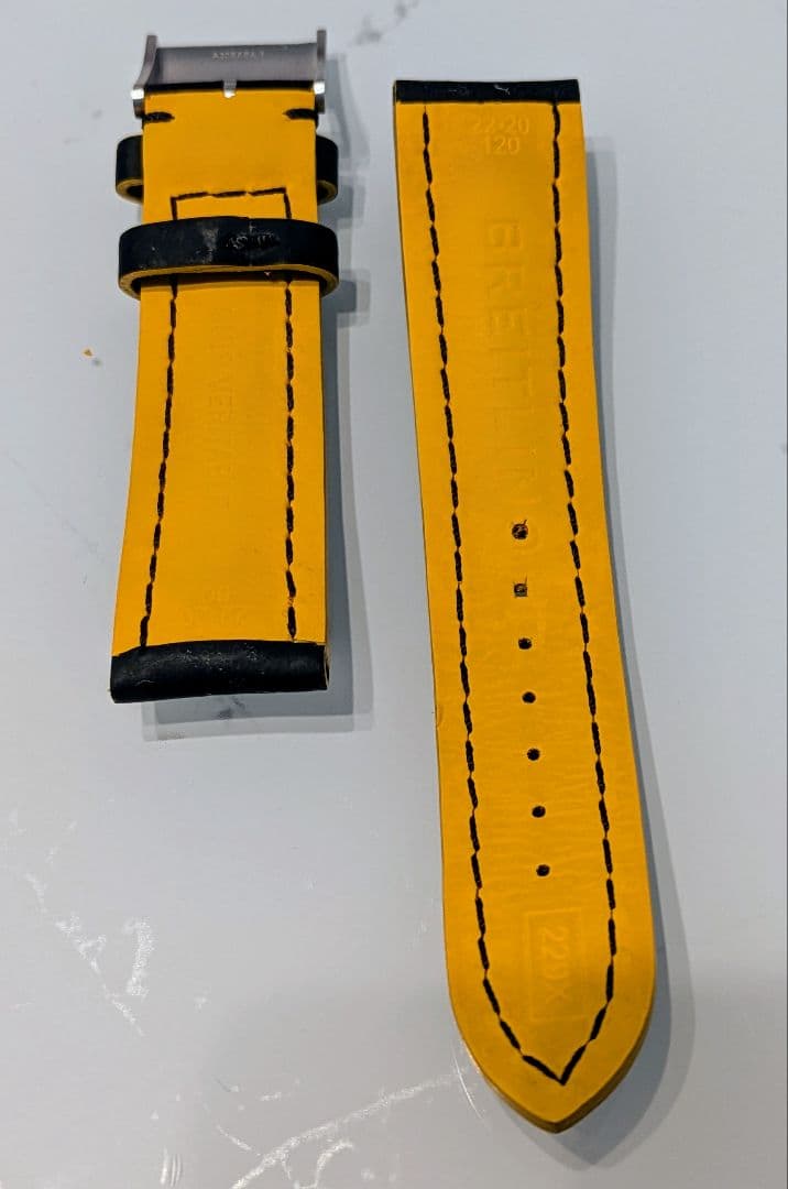 【純正】ブライトリング ラバーベルト バックル付