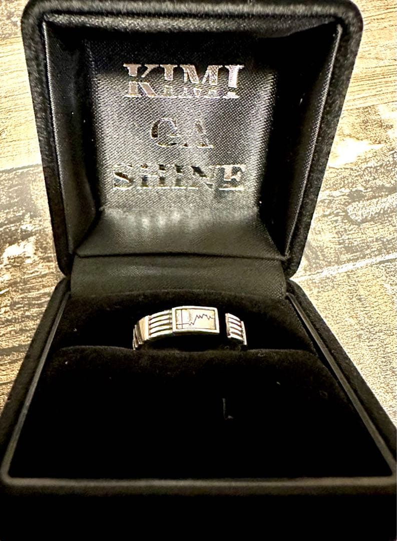 キミガシネ　レア　シルバー(SV925)リング　シン　月見真　首輪　指輪