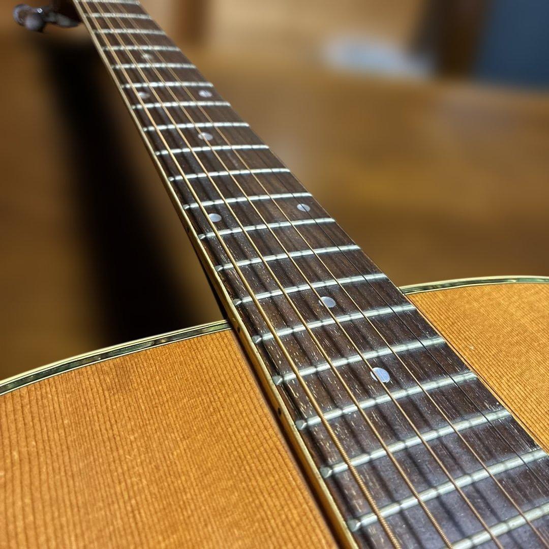 モーリス Morris F-25 アコースティックギター 年代物ハードケース付き