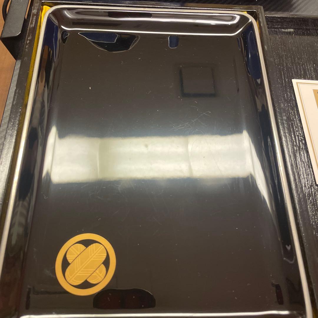 新品　進物盆　特選塗　越前漆器