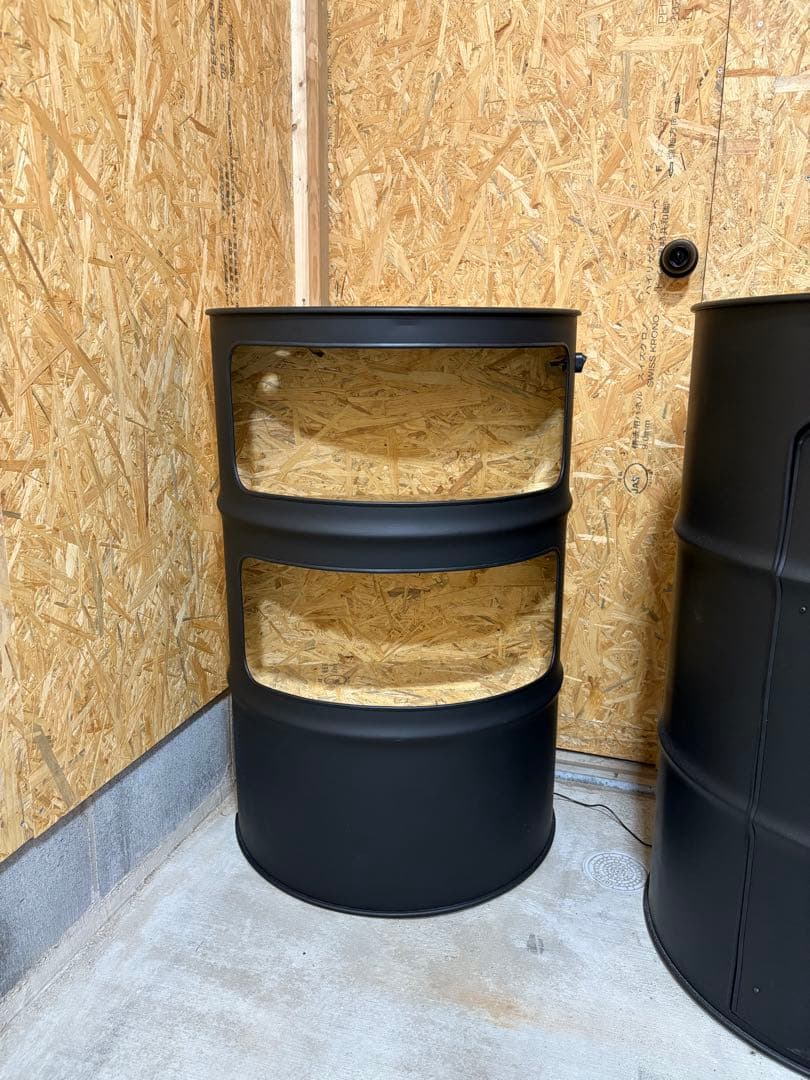 ドラム缶LEDライト内臓No.5