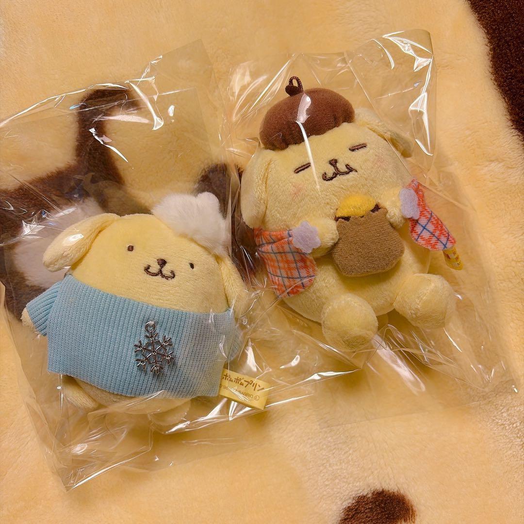 ポムポムプリンカフェ マスコット 焼き芋と冬