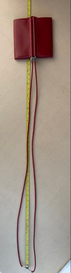 エルメス　ケース　ストラップ付き　ボルドー（レッド）HERMES