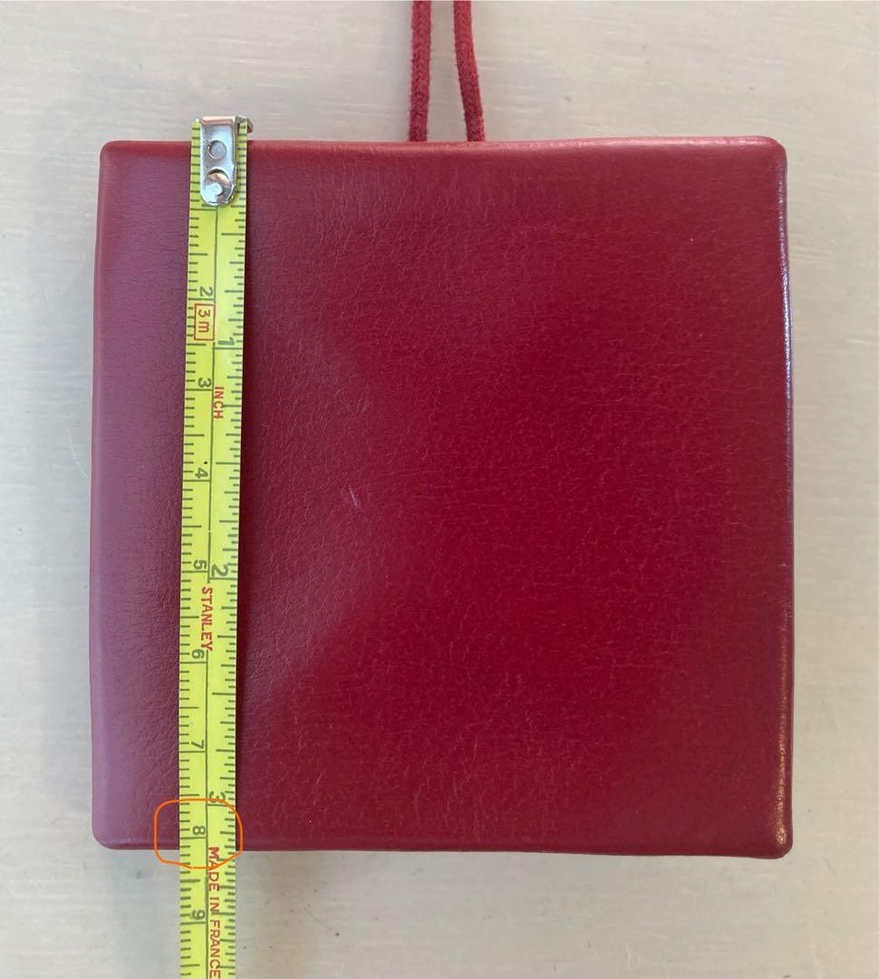 エルメス　ケース　ストラップ付き　ボルドー（レッド）HERMES