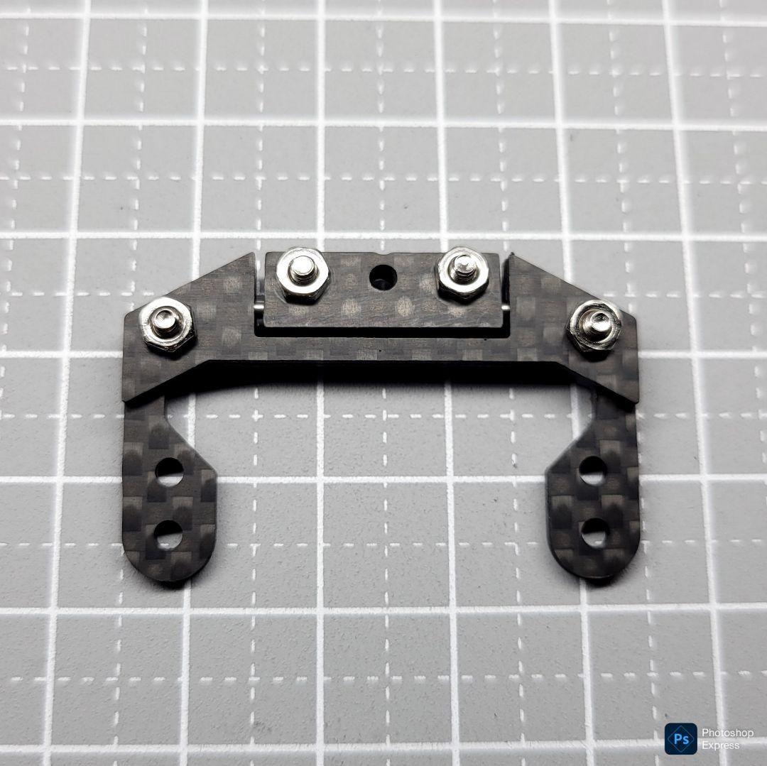 残り1個 CH-Fix【CNC加工】 フロント提灯用ヒンジ カーボン